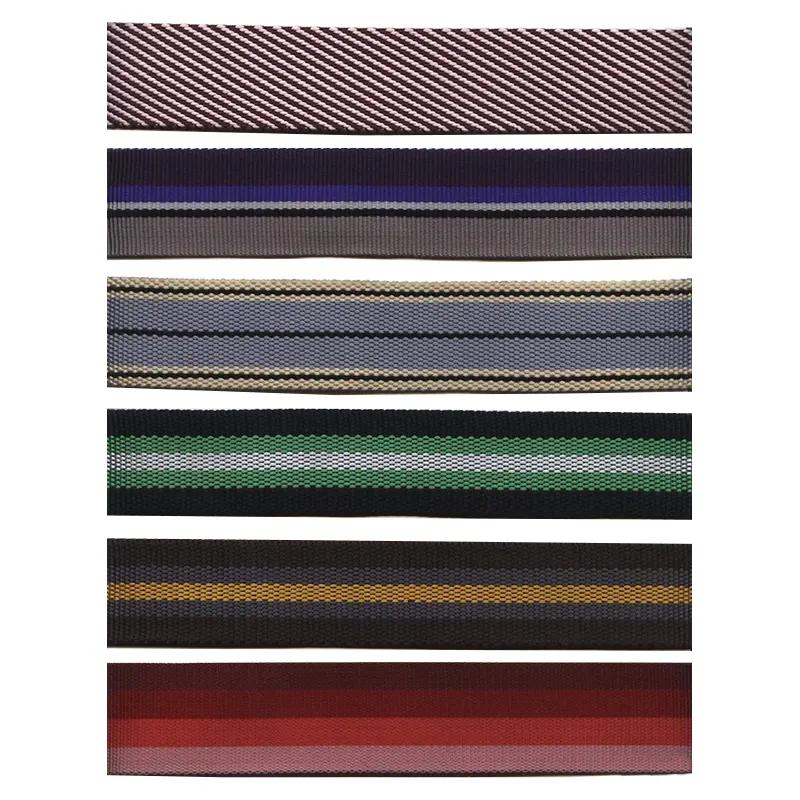 Jacquard poliesterrezko webbing